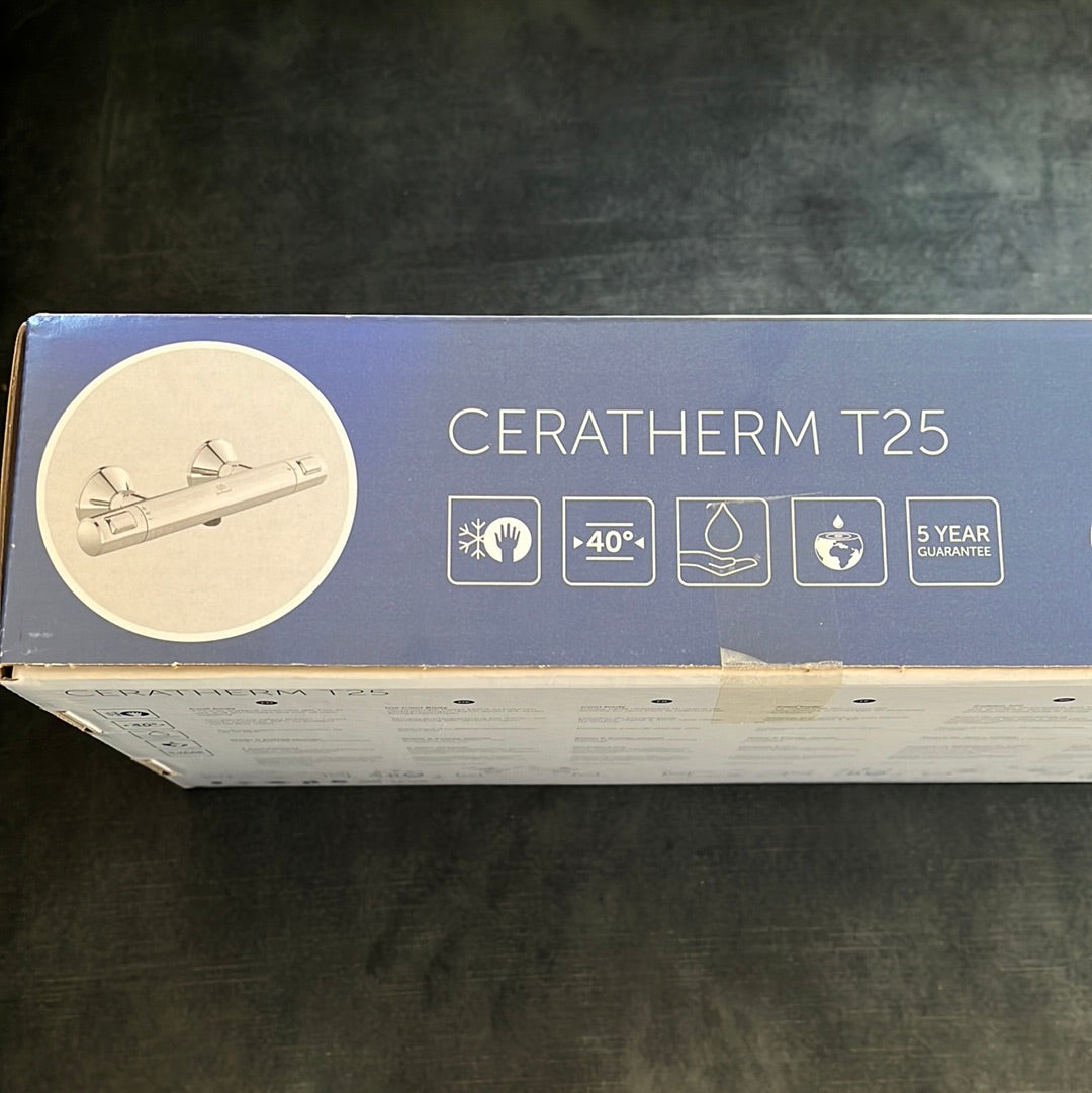 Ideal Standard CeraTherm - Thermostatische douchekraan T25, zwart A7201XG