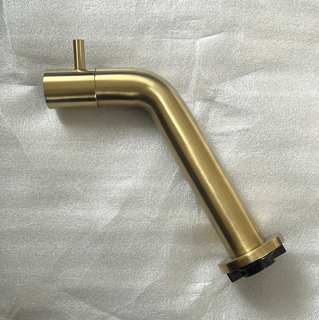 Sanibell fonteinkraan inbouw gold brushed mat goud