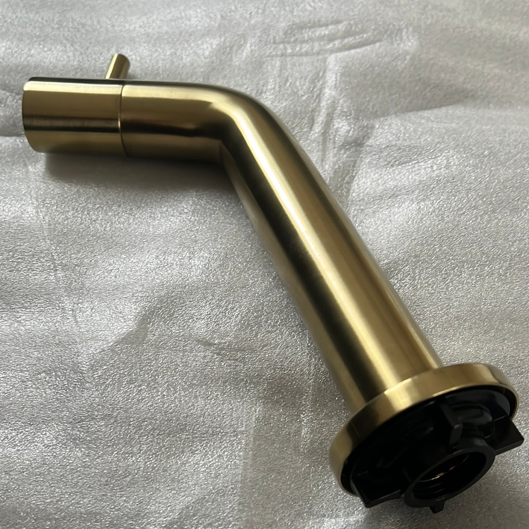 Sanibell fonteinkraan inbouw gold brushed mat goud