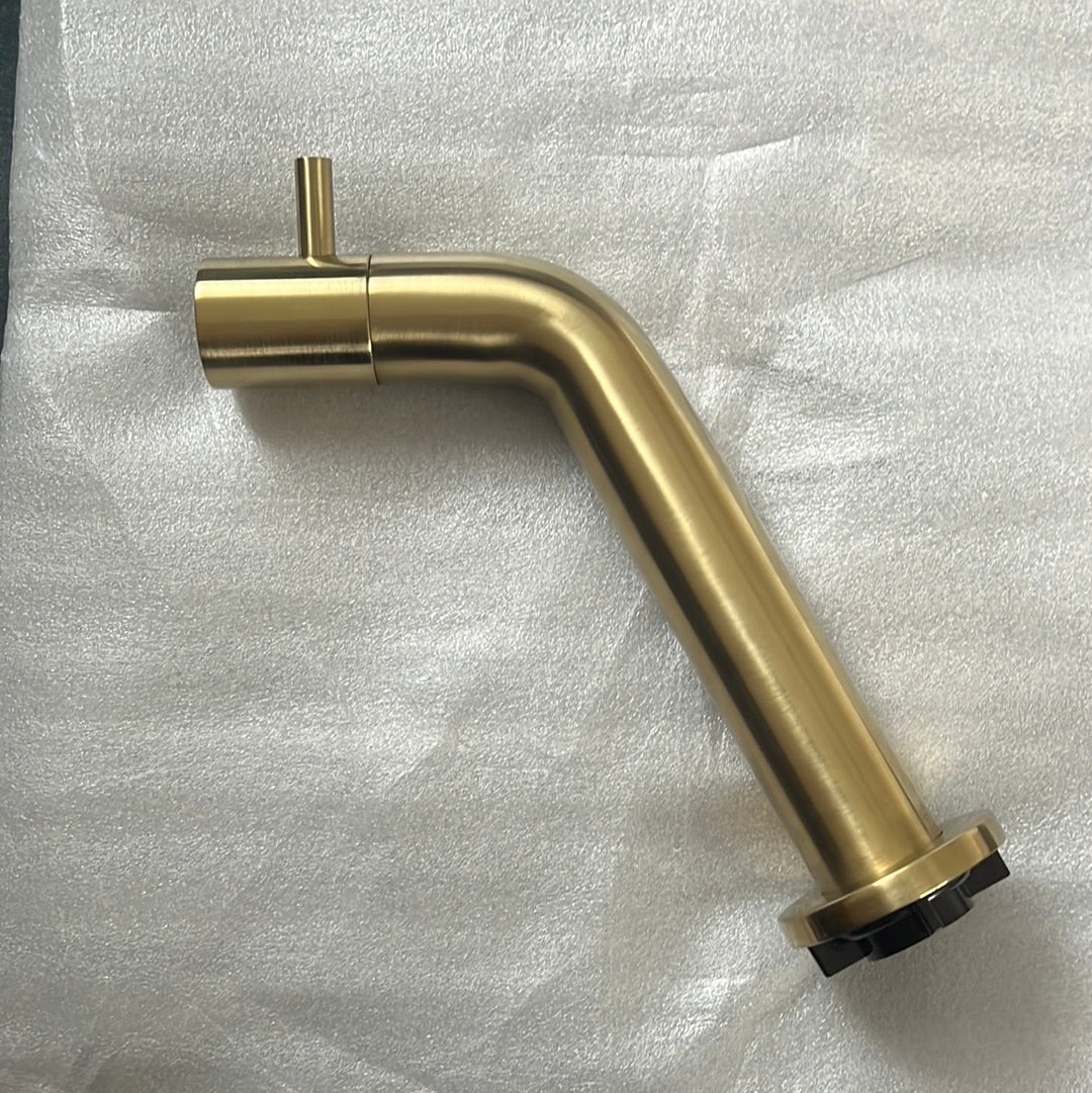 Sanibell fonteinkraan inbouw gold brushed mat goud