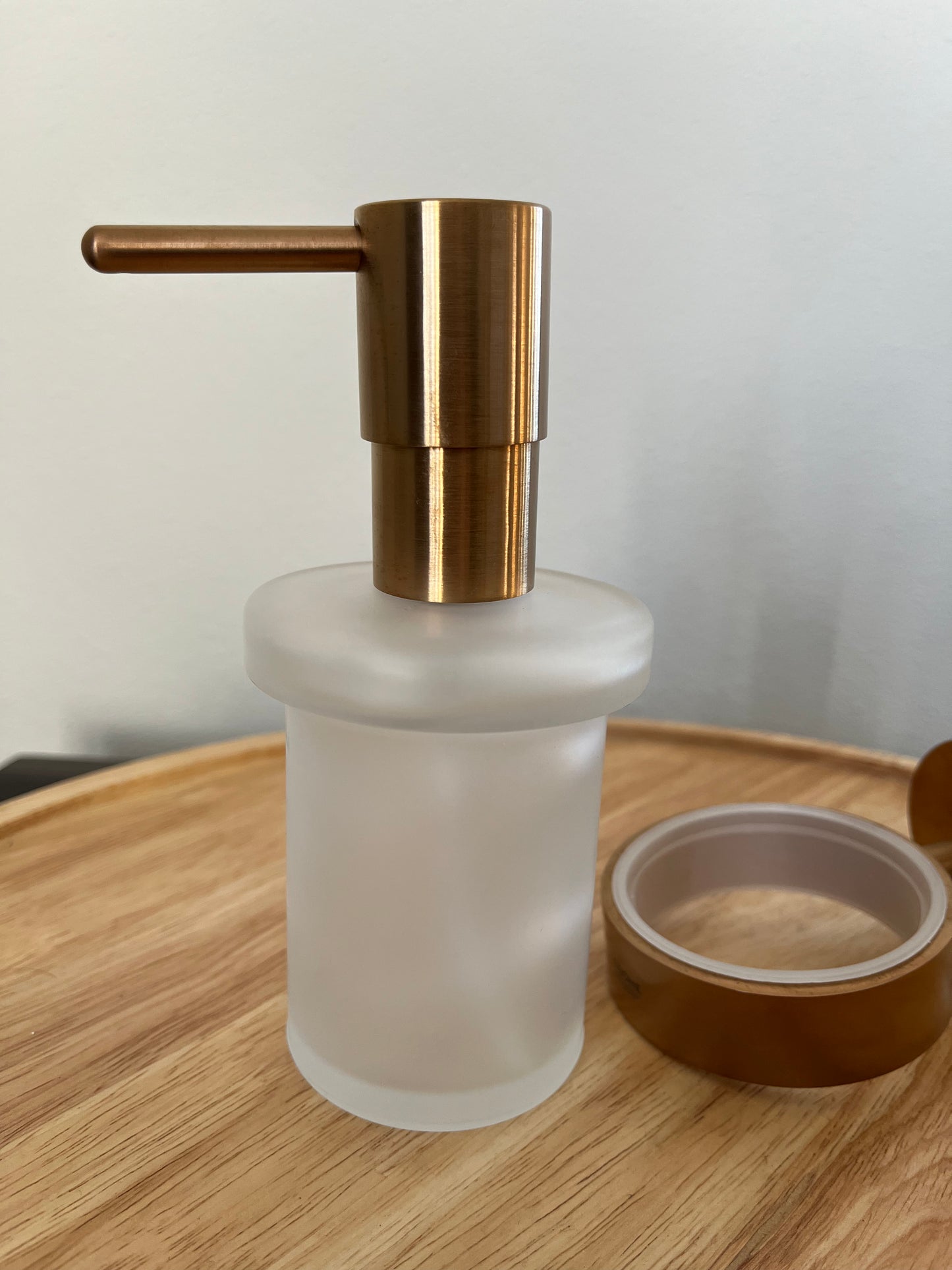GROHE Essentials zeepdispenser glas incl. houder brushed warm sunset