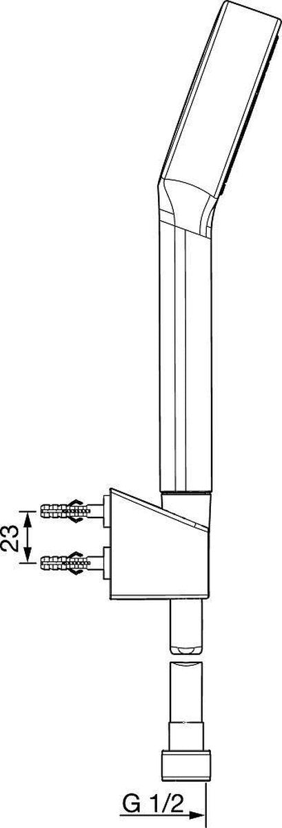 Hansa BASICJET douchekop 1 straal Ø95 mm