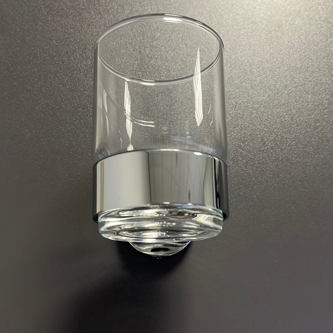 Geesa Nemox Glashouder met glas chroom