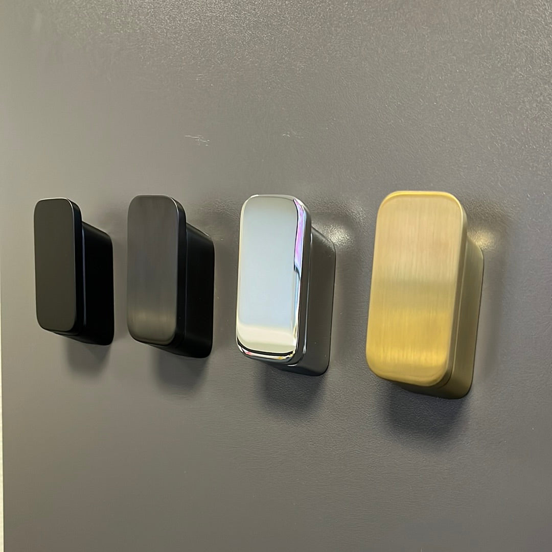 Geesa Shift handdoekhaak 3x 2,5 x 7,1 cm zwart