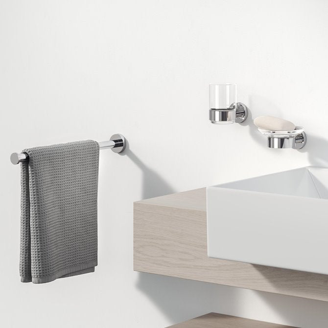 Geesa Nemox Glashouder met glas chroom