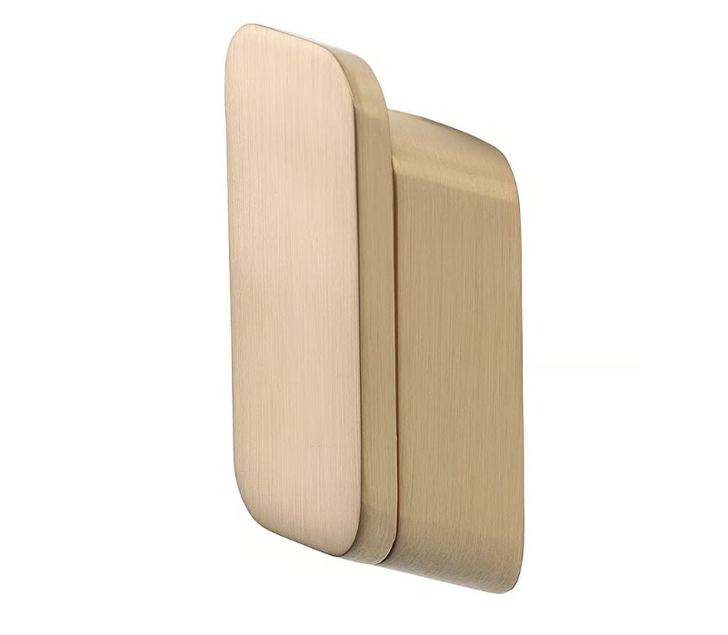 Geesa Shift handdoekhaak 3x 2,5 x 7,1 cm goud