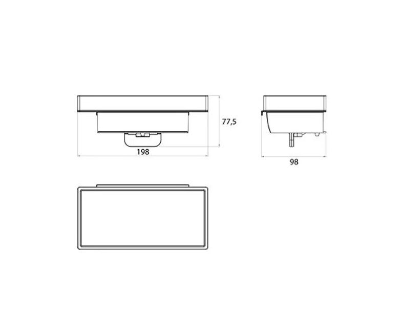 EMCO Liaison vloeibare zeepdispenser met planchet mat glas