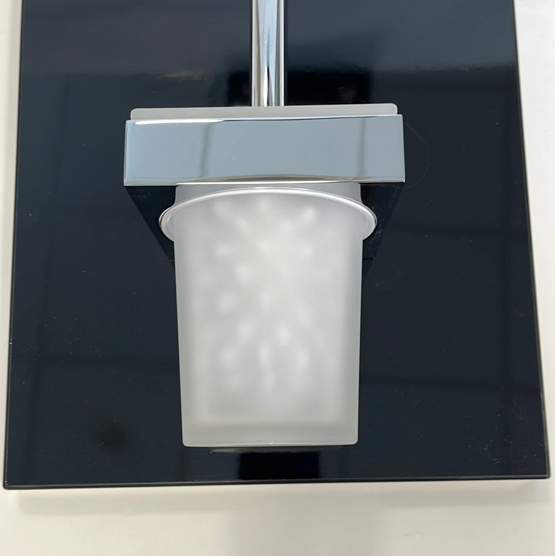 EMCO Liaison toiletborstel garnituur gesatineerd kristalglas