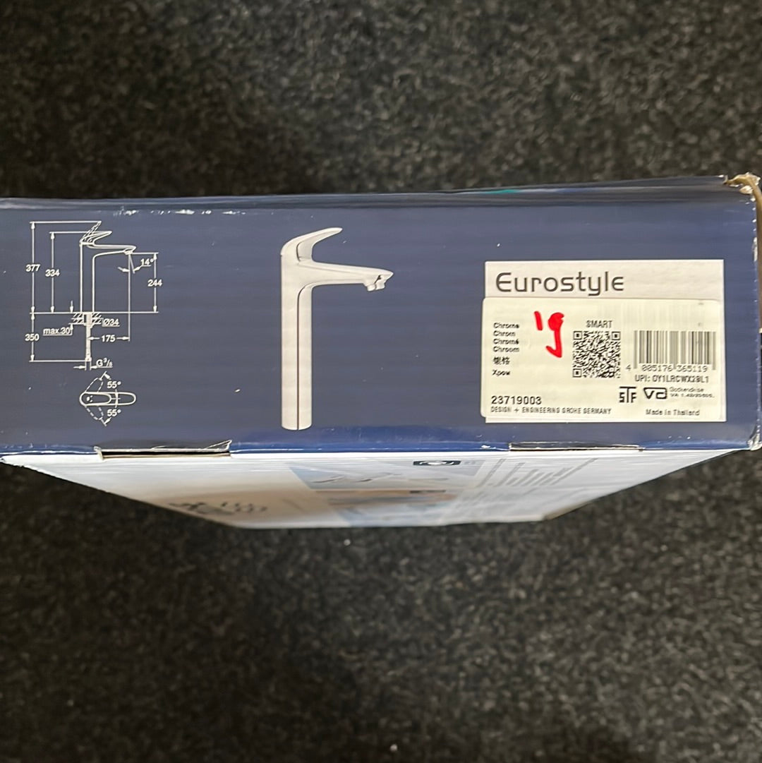 Grohe Eurostyle Wastafelmengkraan chrome