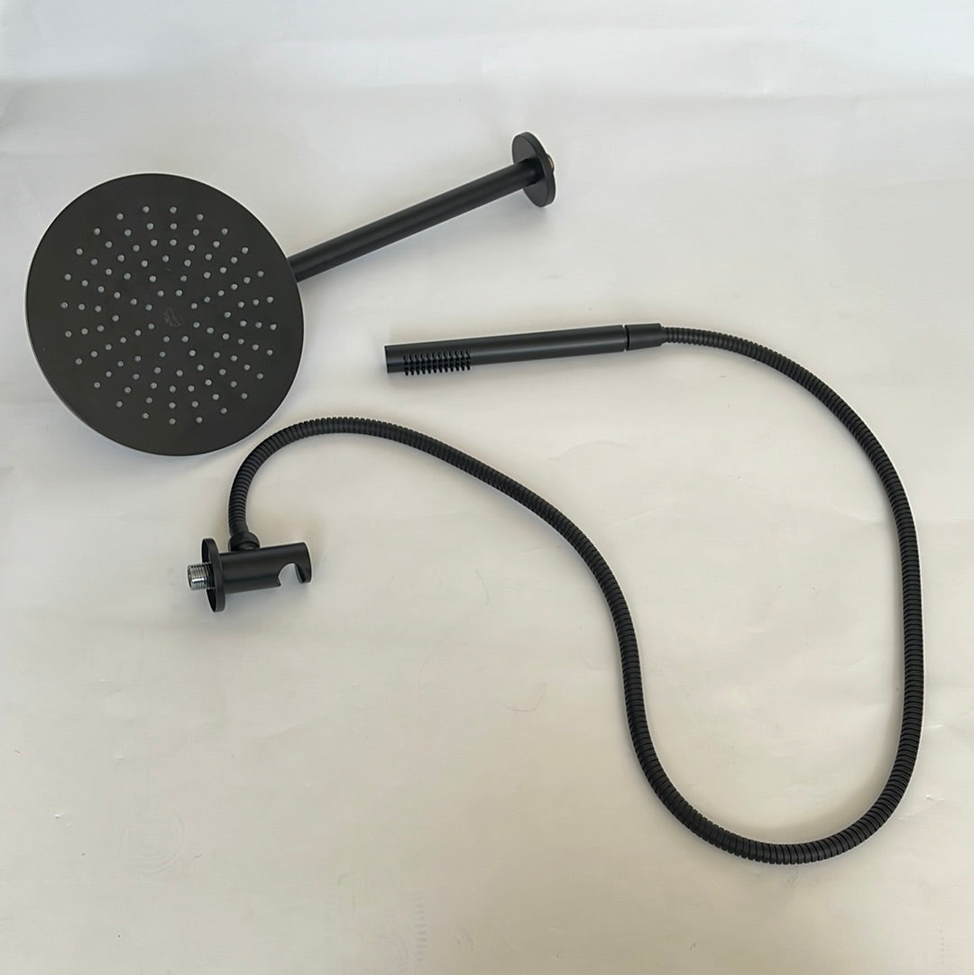Paffoni Light doucheset mat zwart