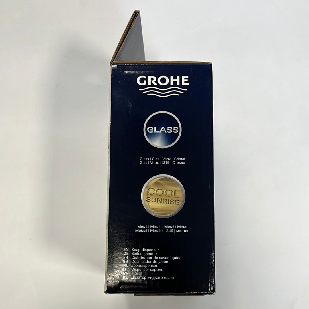 GROHE Essentials zeepdispenser glas brushed cool sunrise zonder houder