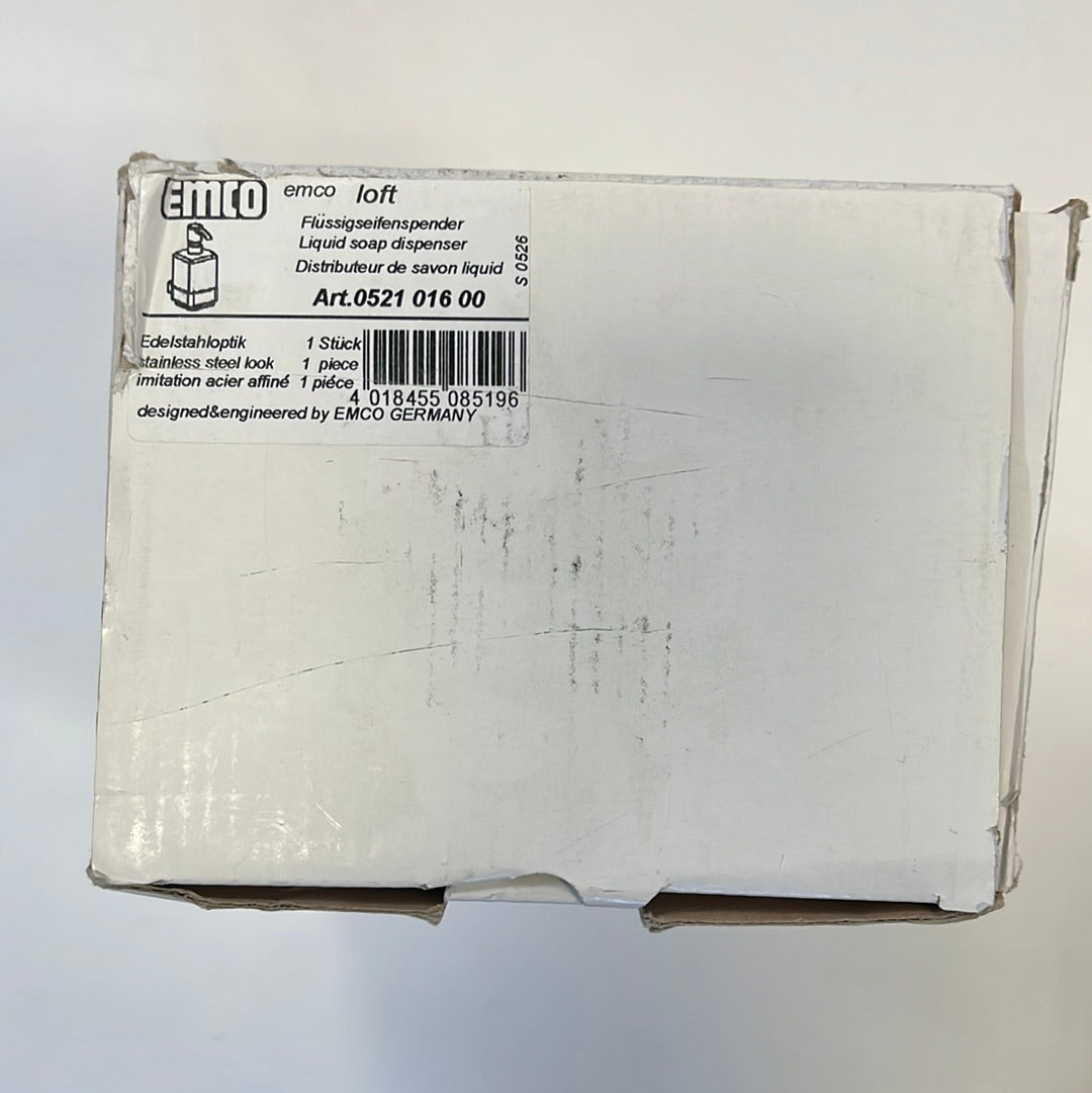 EMCO Loft zeepdispenser geraffineerd glas