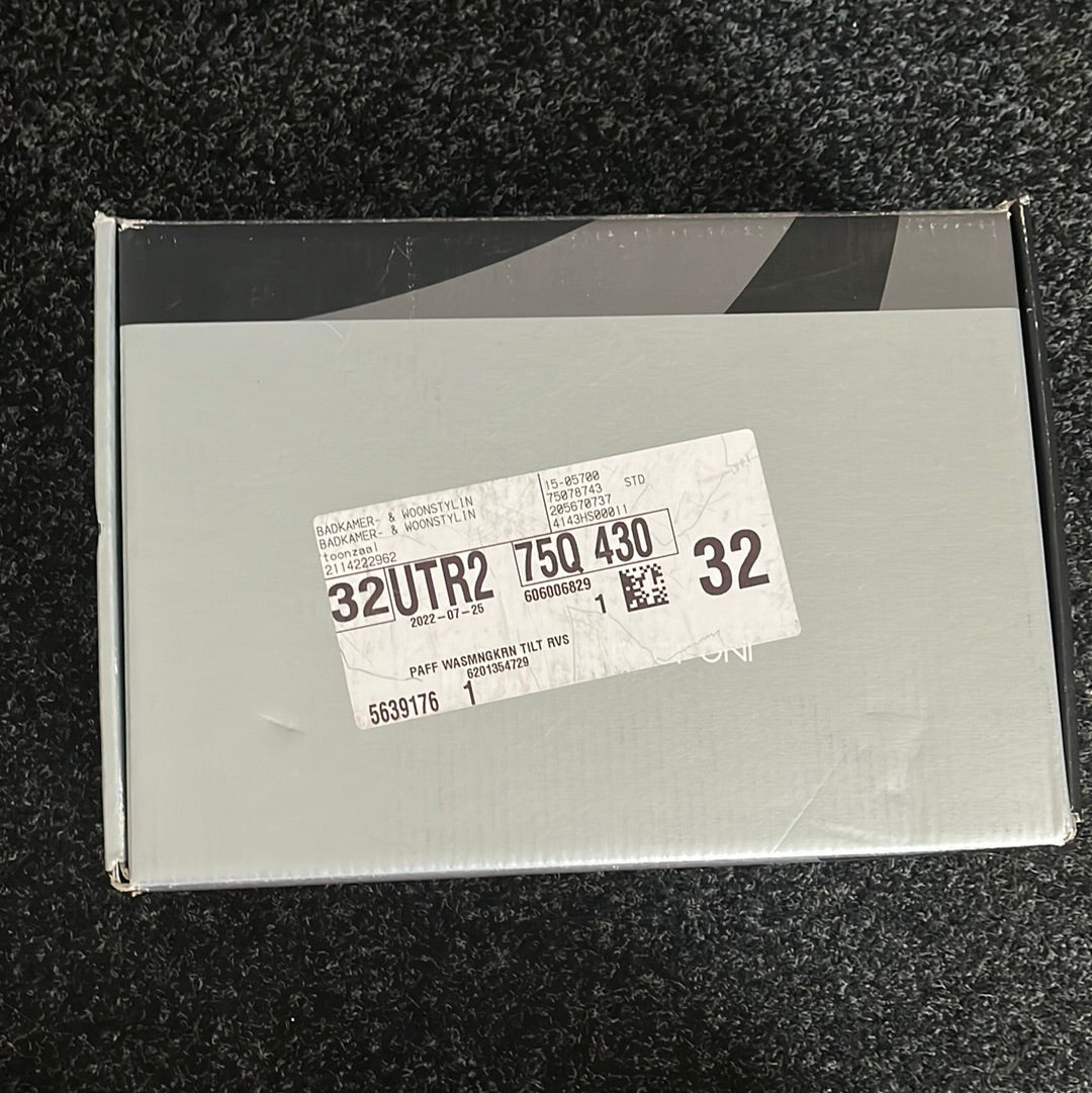 Paffoni wastafelkraan TILT steel looking TI071ST