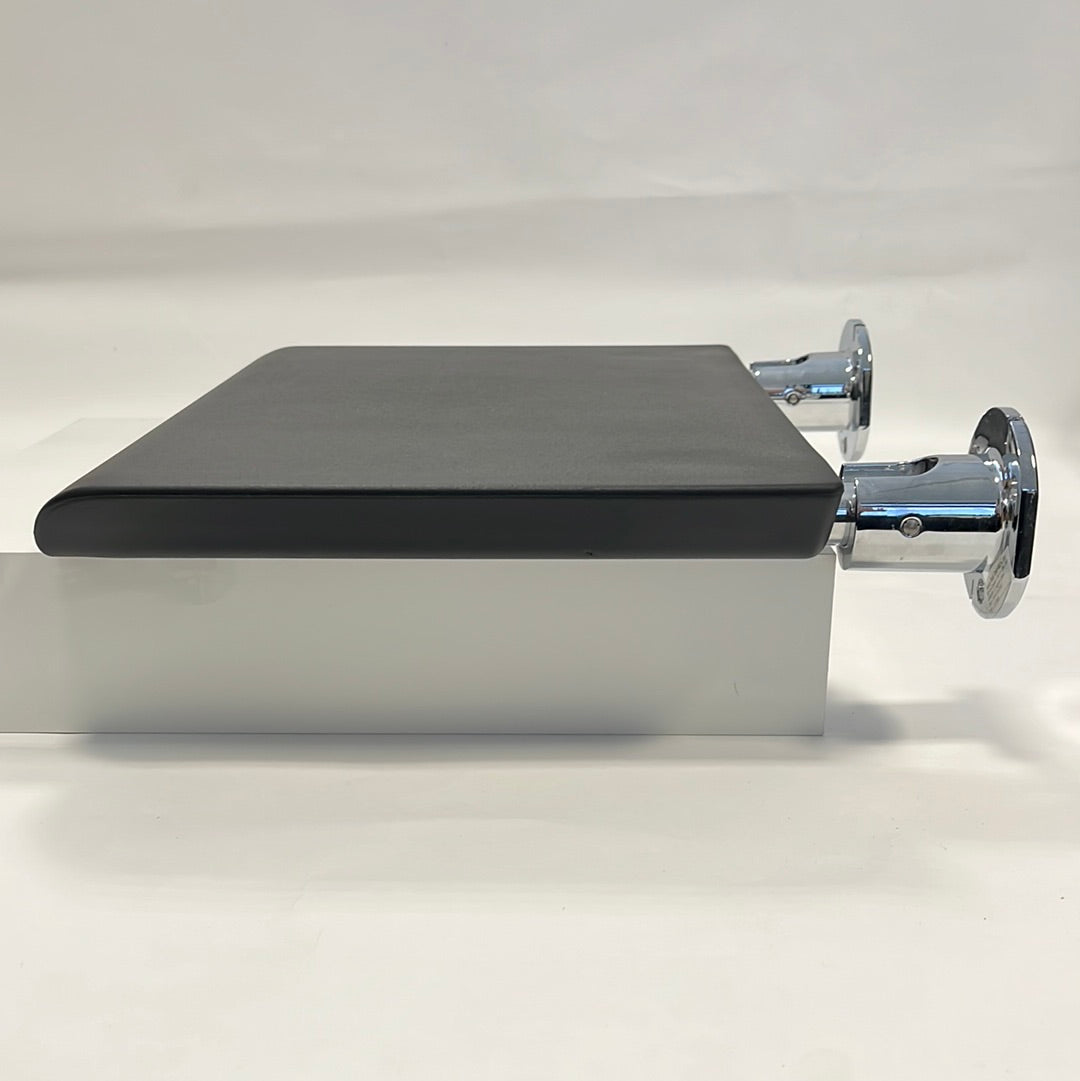 Emco System 2 wandklapzitje zwart-chroom