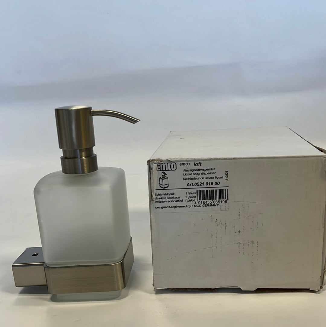 EMCO Loft zeepdispenser geraffineerd glas