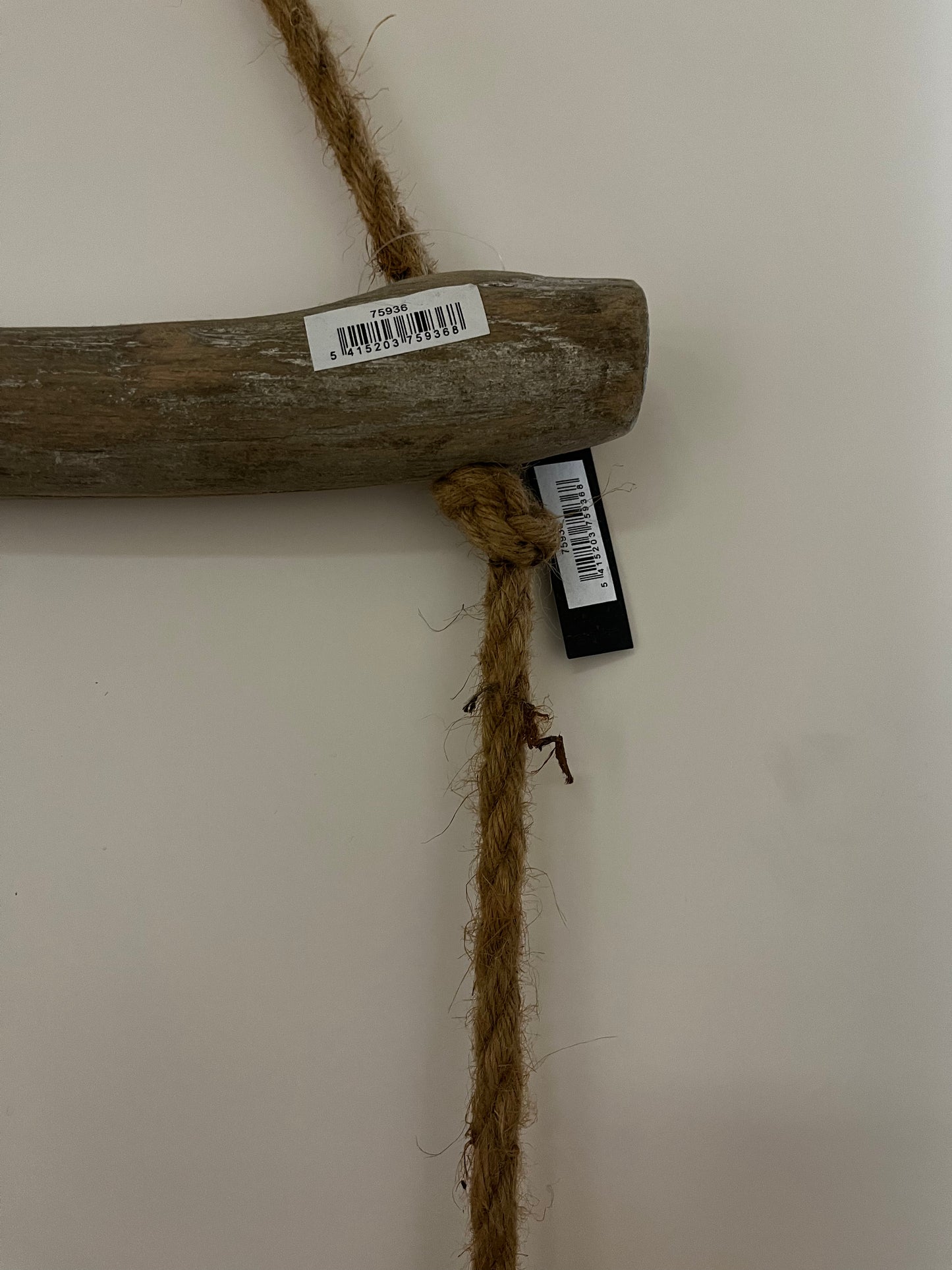 J-line Ladder Hangend 5Treden Hout Naturel