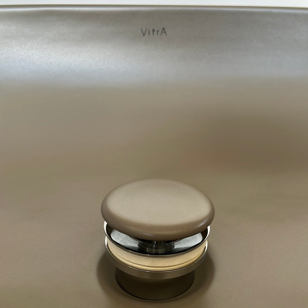 Vitra opbouw wastafel ovaal taupe
