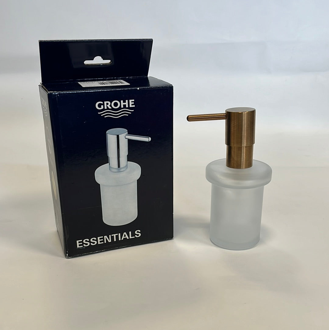 GROHE Essentials zeepdispenser glas brushed cool sunrise zonder houder