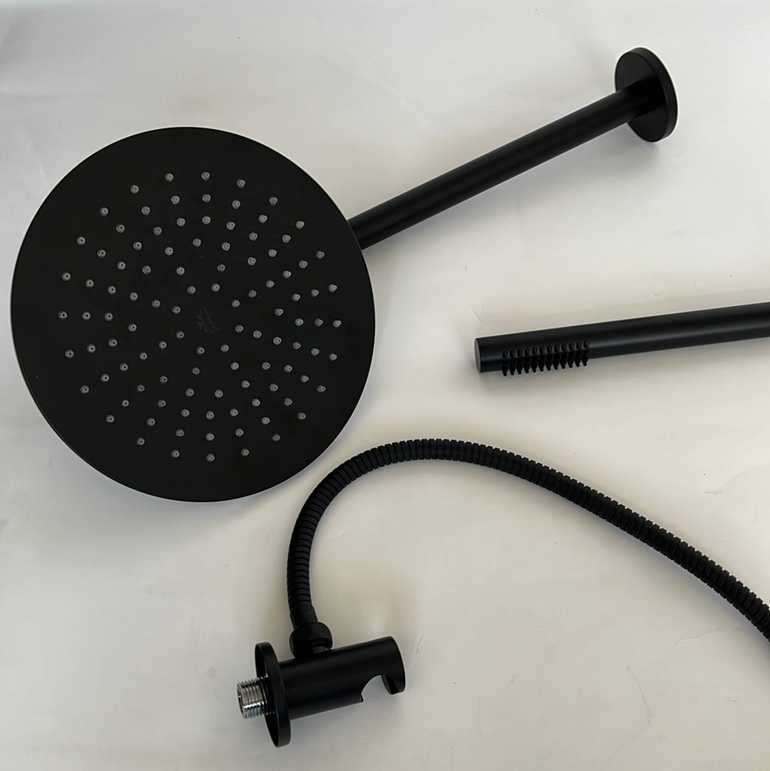Paffoni Light doucheset mat zwart