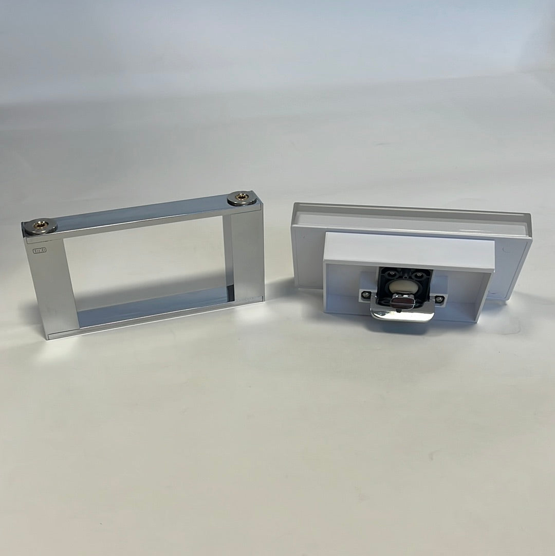 EMCO Liaison vloeibare zeepdispenser met planchet mat glas