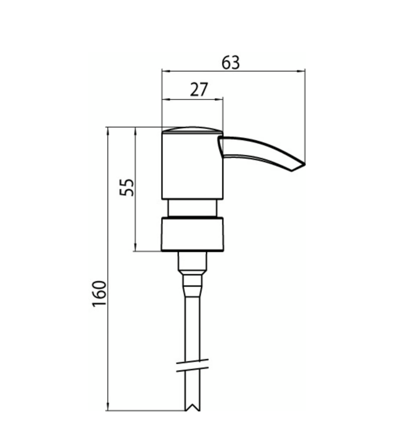 EMCO universeel losse doseerpomp voor zeepdispenser