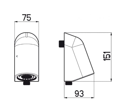 Nikles Elbow sound system shower met bluetooth