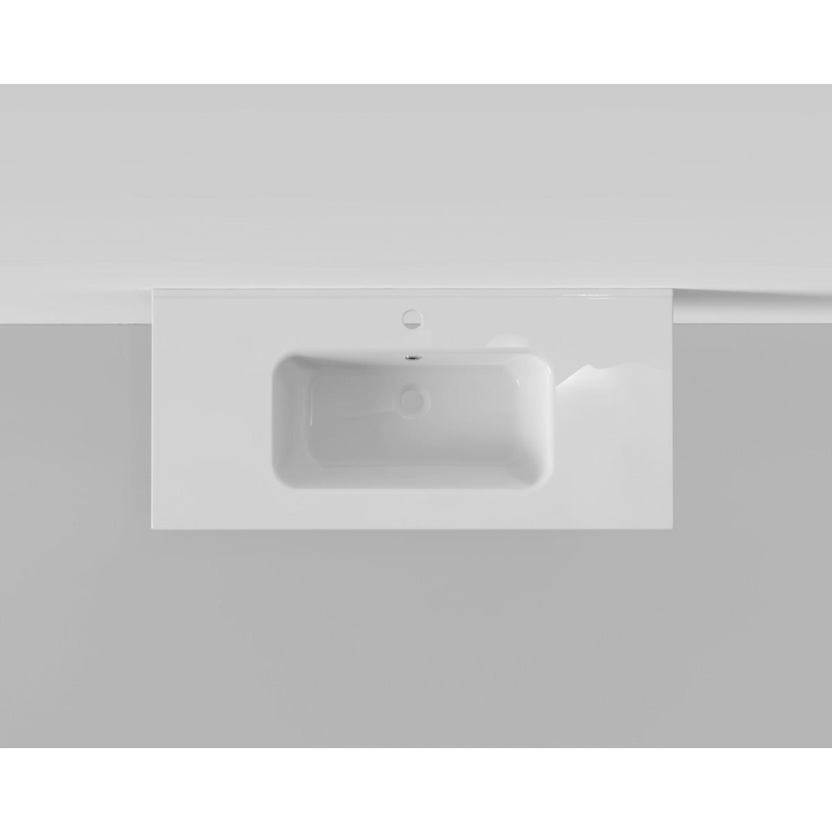 Arcqua Pakaru wastafel keramisch glans wit