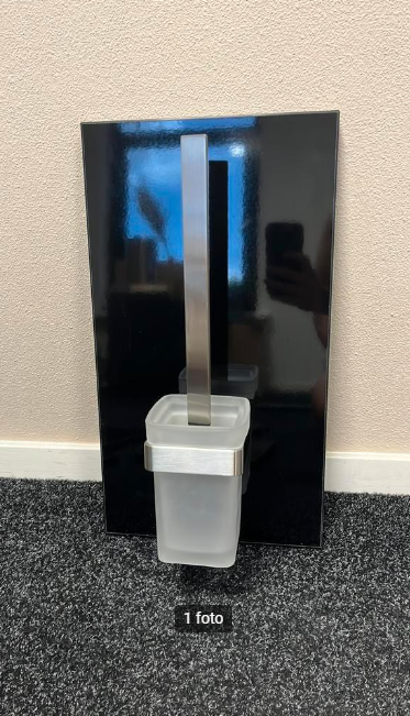EMCO Loft steel toiletborstel - RVS geborsteld