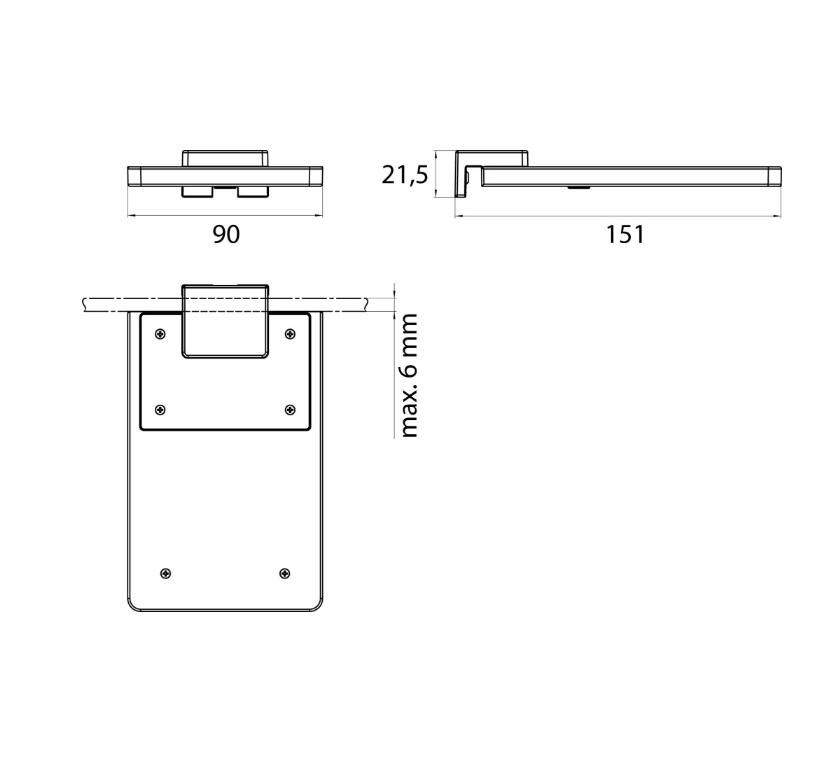 EMCO System 2 dimbare LED verlichting chroom