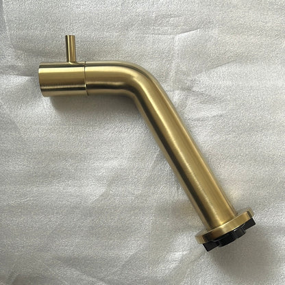 Sanibell fonteinkraan inbouw gold brushed mat goud