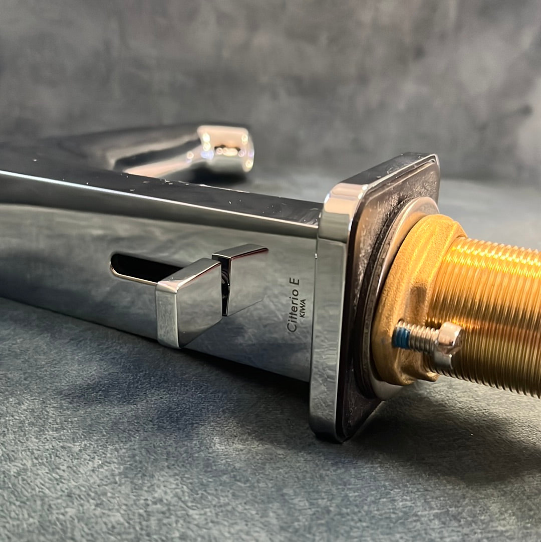 Hansgrohe Axor Citterio E kiwa ééngreeps wastafelmengkraan 130 met pingreep met trekwaste