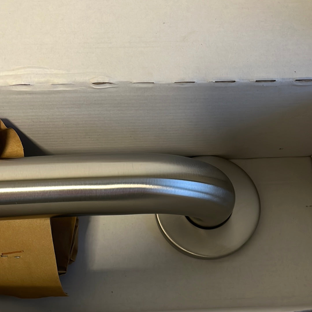 Nosag steunstang/handgreep mat geborsteld edelstaal met grip 32/600 mm