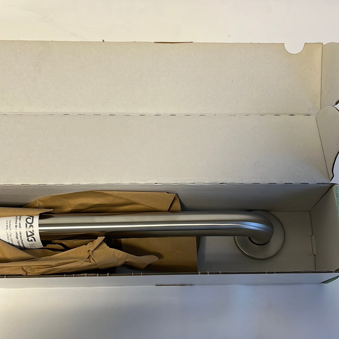 Nosag steunstang/handgreep mat geborsteld edelstaal met grip 32/600 mm