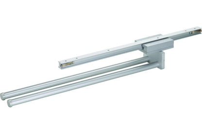 Handdoekhouder met uitreksysteem voor twee handdoeken 495 mm