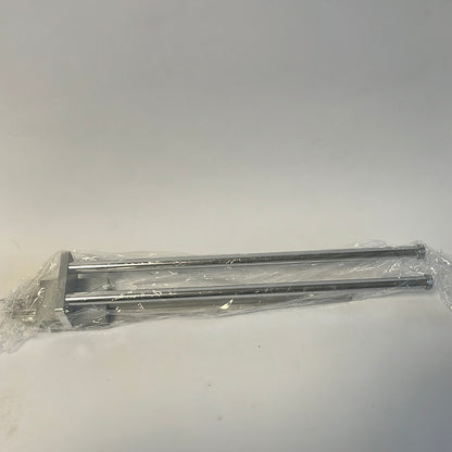 Handdoekhouder met uitreksysteem voor twee handdoeken 495 mm