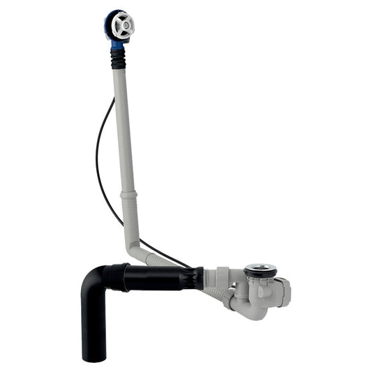 Geberit badaansluitset met draainknop d25, lengte 52 cm
