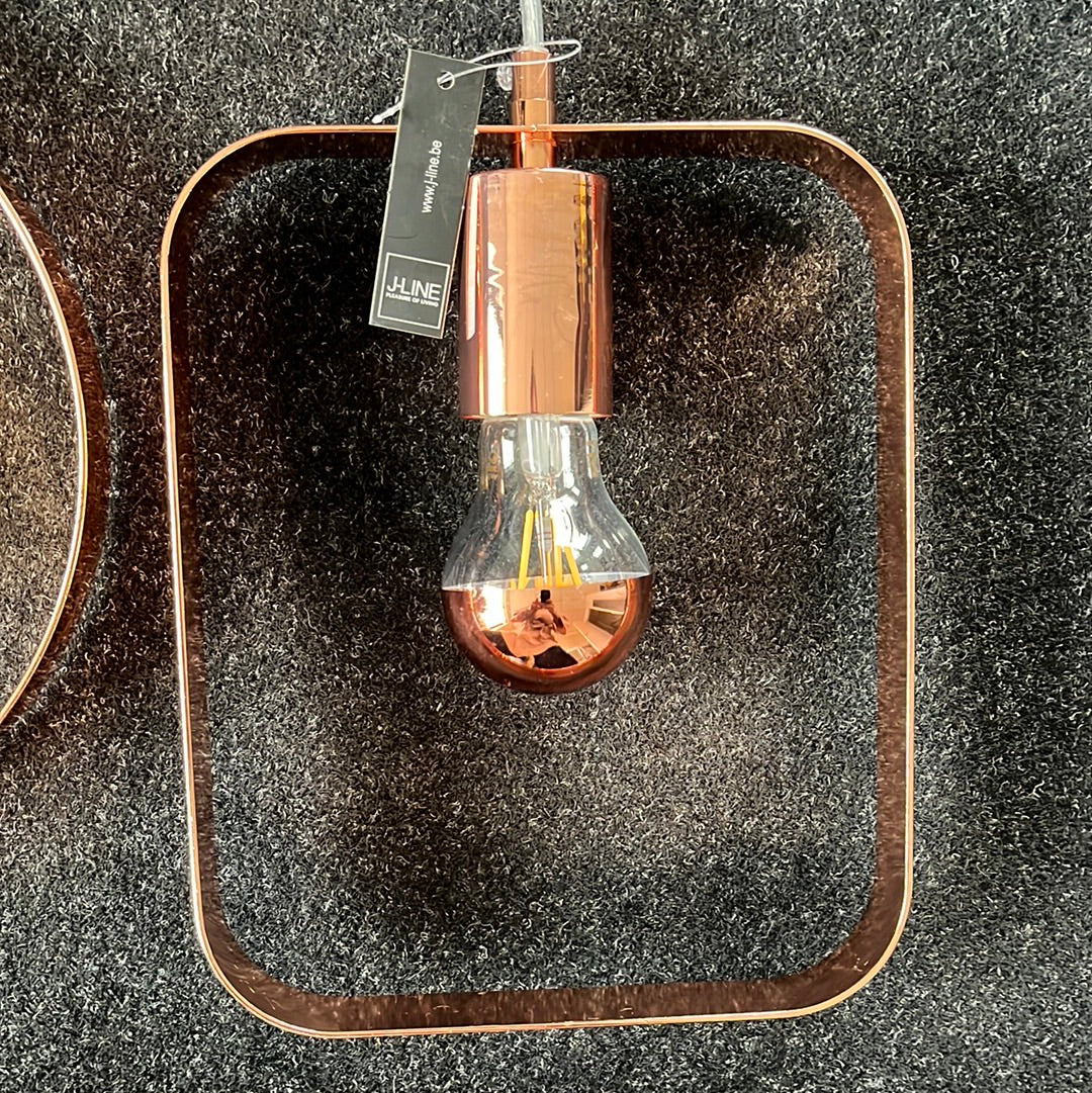 J-Line hanglampen koper