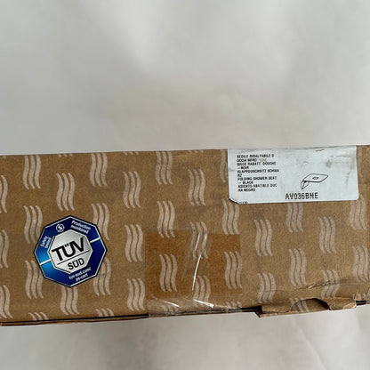 INDA NERO wandklap zitje douche zwart