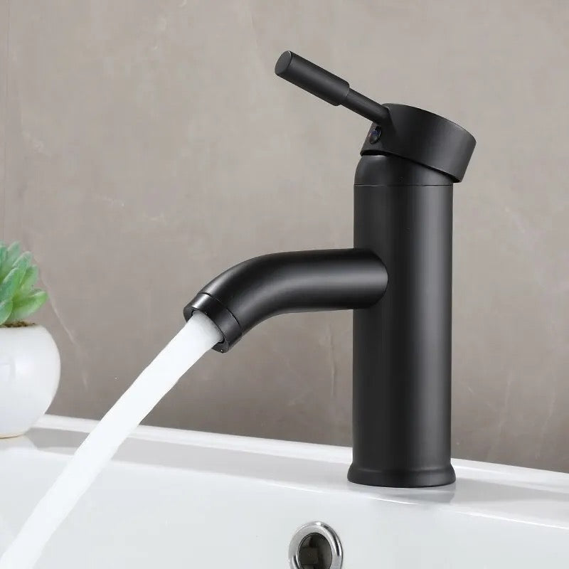 Wastafelkraan mat zwart