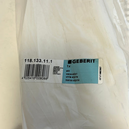 Geberit - Spoelbochtverlenging, recht 500 mm, met steekmof, alpine wit 118.133.11.1