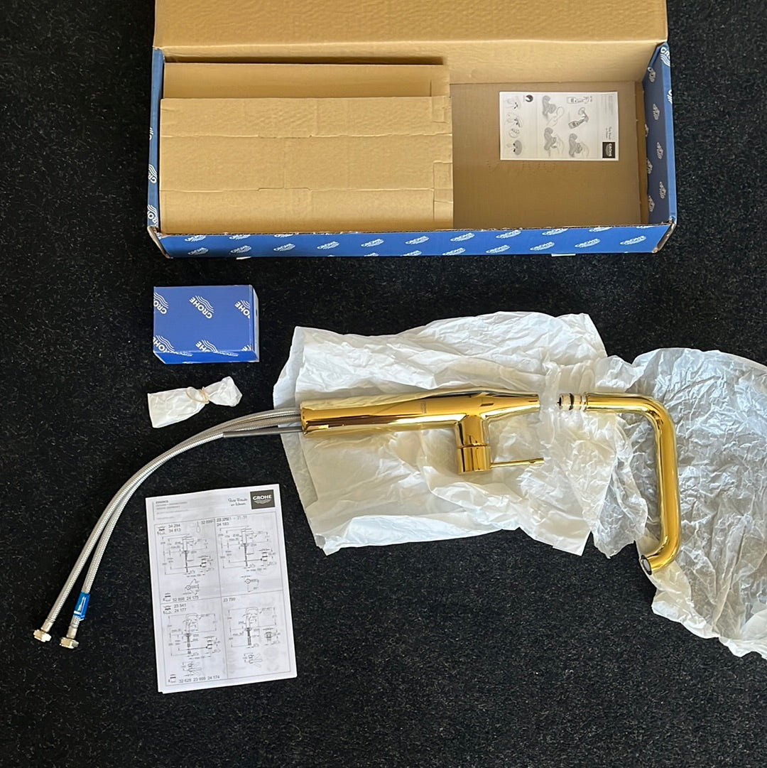 Grohe Essence New XL-Size Wastafelmengkraan zonder waste Cool Sunrise