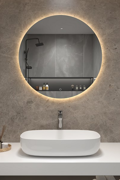 Ronde badkamerspiegel 80 cm Hipp Design