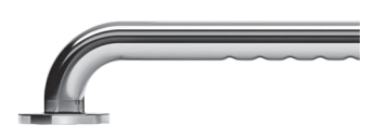 Nosag steunstang/handgreep mat geborsteld edelstaal met grip 32/600 mm