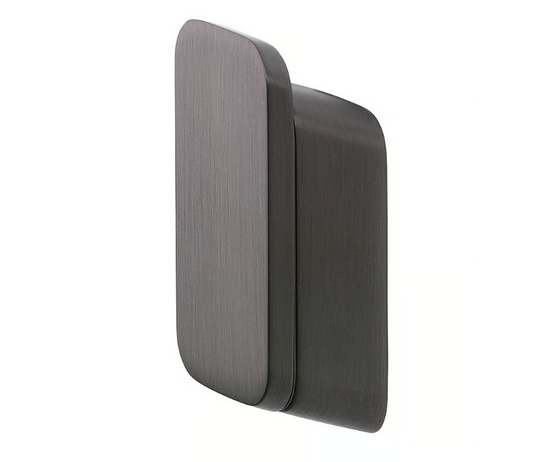 Geesa Shift handdoekhaak 3x 2,5 x 7,1 cm zwart metaal geborsteld