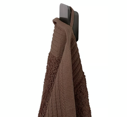 Geesa Shift handdoekhaak 3x 2,5 x 7,1 cm zwart metaal geborsteld