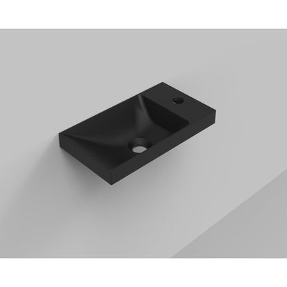 Arcqua Marble fontein mat zwart