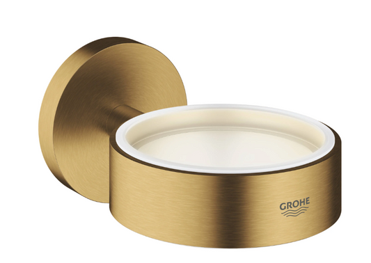 Grohe Essentials Cool Sunrise brushed zeepdispenser houder