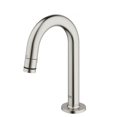Grohe universal toiletkraan supersteel C - uitloop