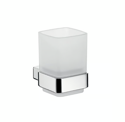 EMCO Loft Steel glashouder met gesatineerd glas