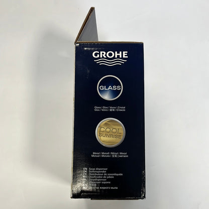GROHE Essentials zeepdispenser glas brushed cool sunrise zonder houder